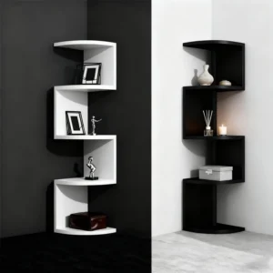 Wall-mounted Corner Shelf